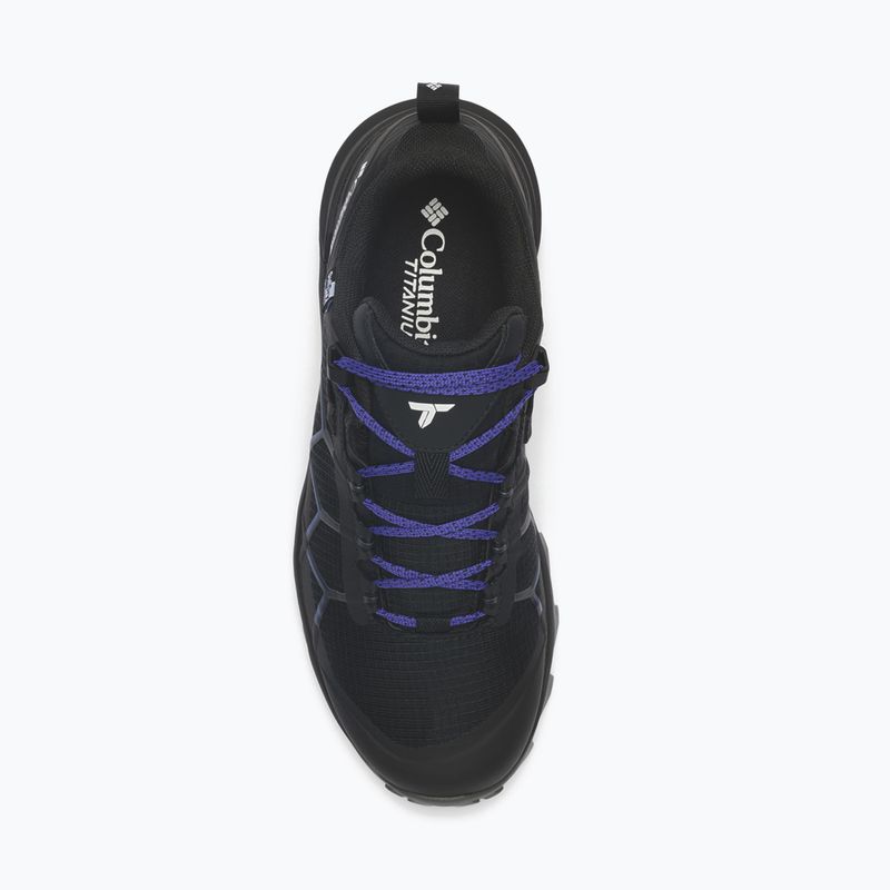 Women's trekking boots Columbia Peakfreak Titanum Outdry black/purple quartz 4