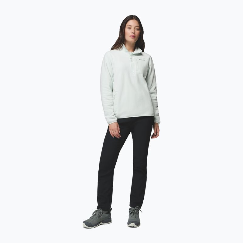 Women's fleece sweatshirt Columbia Pacific Arch 200 Half Zip Fleece Tea Light 2