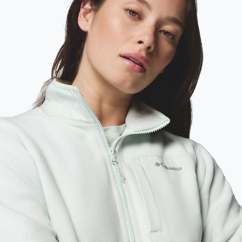 Women's fleece sweatshirt Columbia Pacific Arch 200 Half Zip Fleece Tea Light 6