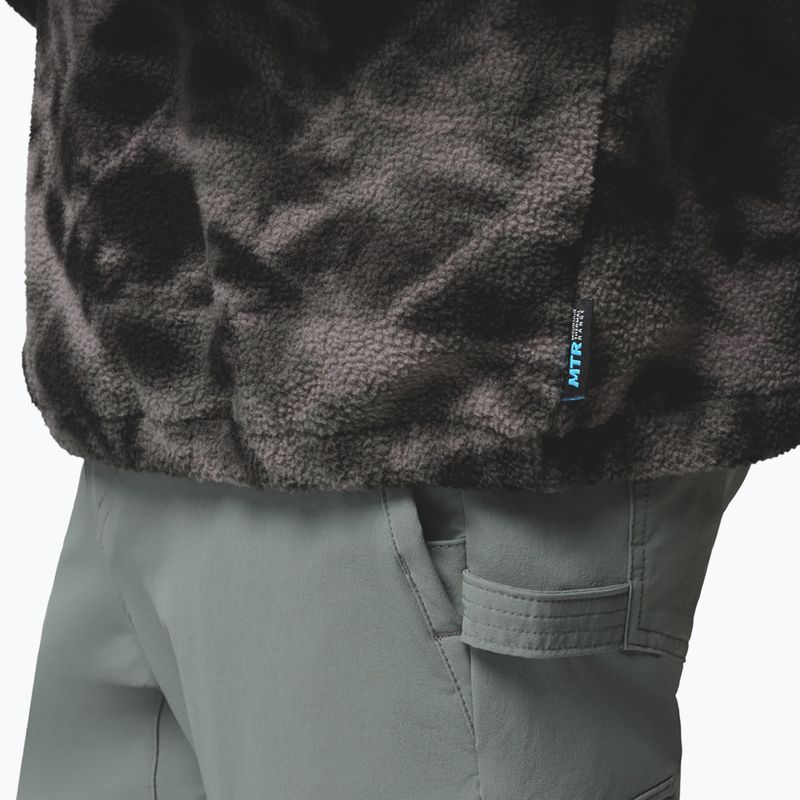 Men's fleece sweatshirt Columbia Timber Crest MTR Fleece Printed HZ black/icypeaks 6