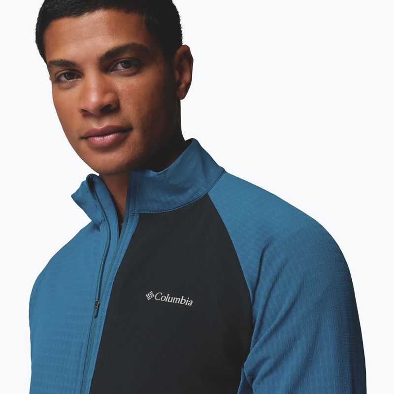 Men's fleece sweatshirt Columbia Superior Summit Grid Full Zip phoenix blue 7