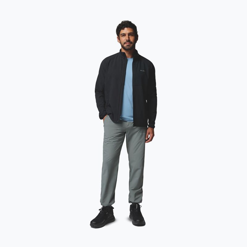 Men's fleece sweatshirt Columbia Superior Summit Grid Full Zip black 2