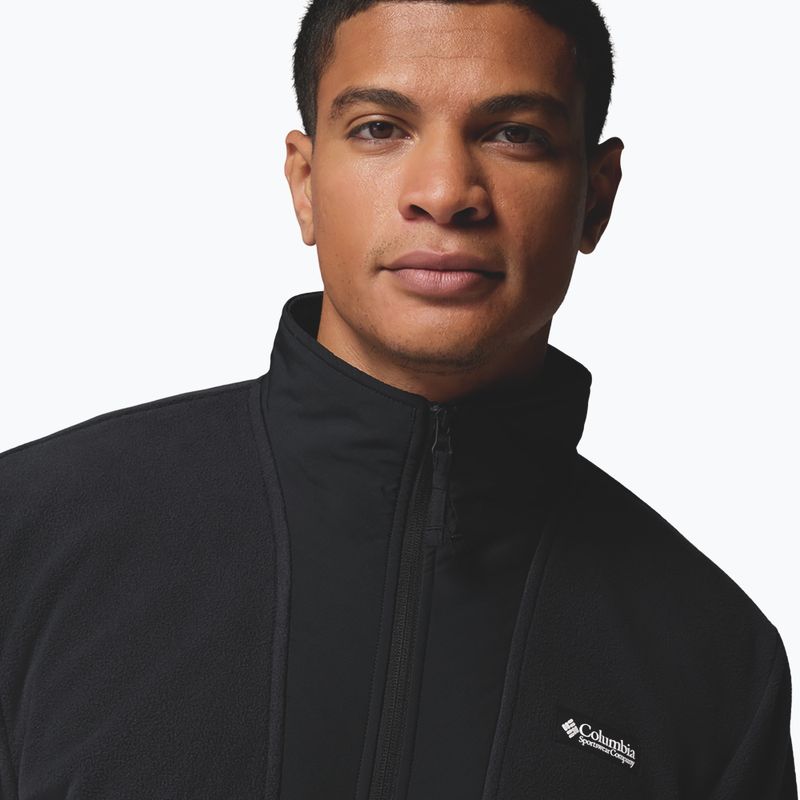 Men's fleece sweatshirt Columbia Sequoia Grove II Full Zip Fleece black 6