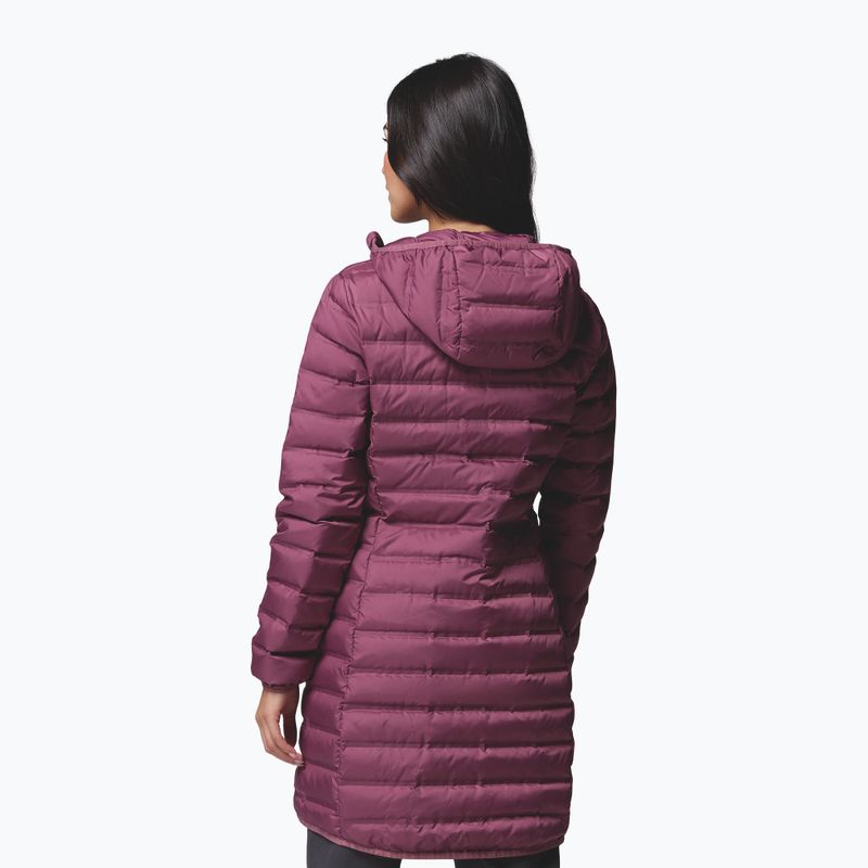 Women's down jacket Columbia Lake 22 II Down Long Hooded antique mauve 3