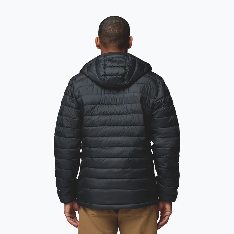 Men's jacket Columbia Powder Lite II Hooded black ripstop 3
