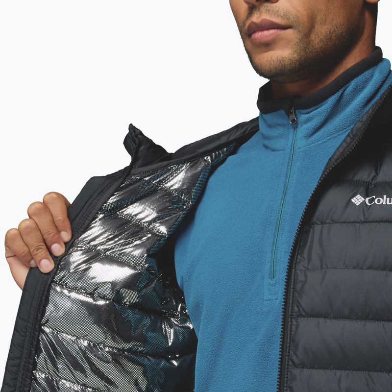 Men's jacket Columbia Powder Lite II Hooded black ripstop 7
