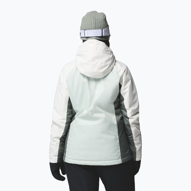 Women's ski jacket Columbia Snowy Summit Ins tea light/sedona sage/sea salt x dye 3