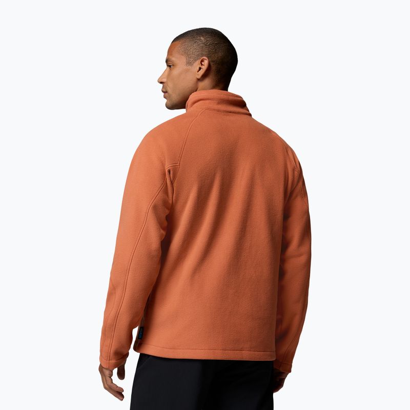 Men's fleece sweatshirt Columbia Fast Trek III Half Zip Teak Brown 3