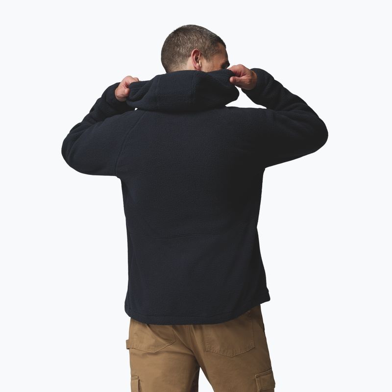 Men's fleece sweatshirt Columbia Timber Crest MTR Fleece Hoodie black 3