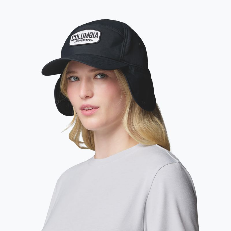 Baseball cap Columbia Landroamer Ear Flap black/working badge 6