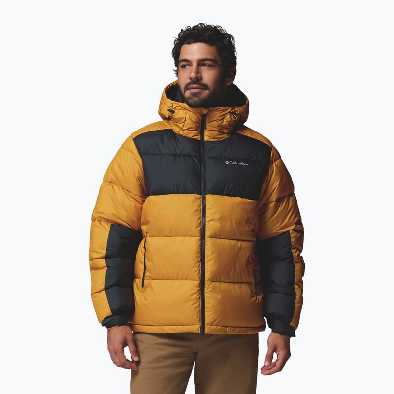 Men's insulated jacket Columbia Pike Lake II Hooded squash/black