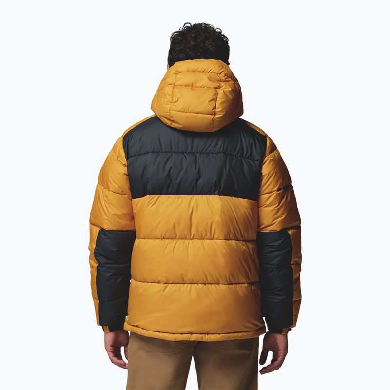 Men's insulated jacket Columbia Pike Lake II Hooded squash/black 3