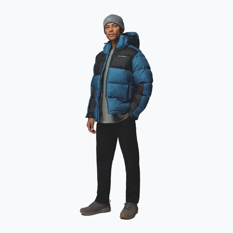 Men's insulated jacket Columbia Pike Lake II Hooded phoenix blue/black 3
