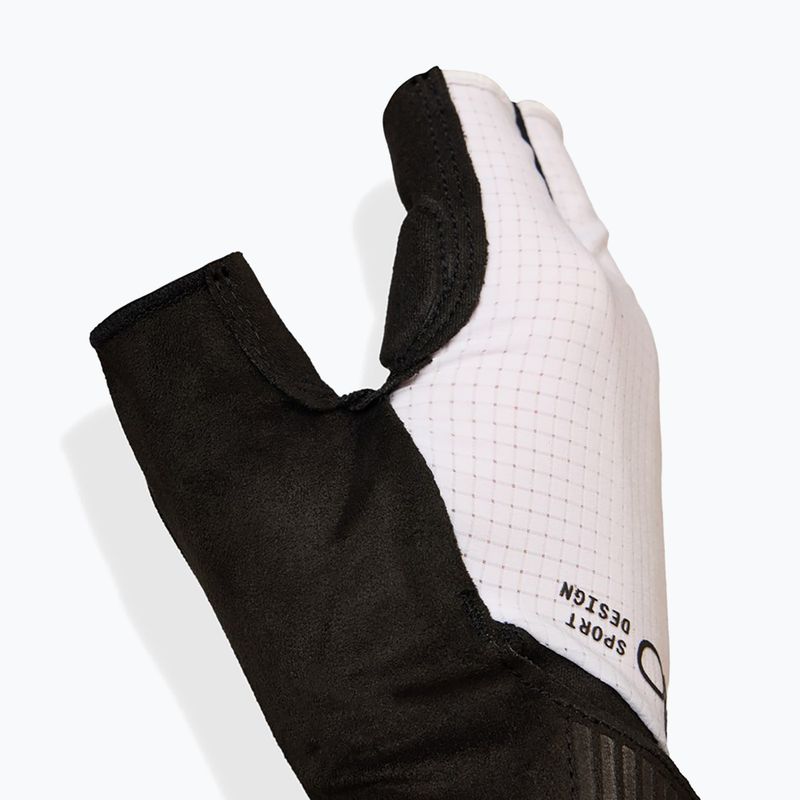 Men's cycling gloves Giro Bravo II Gel white 3