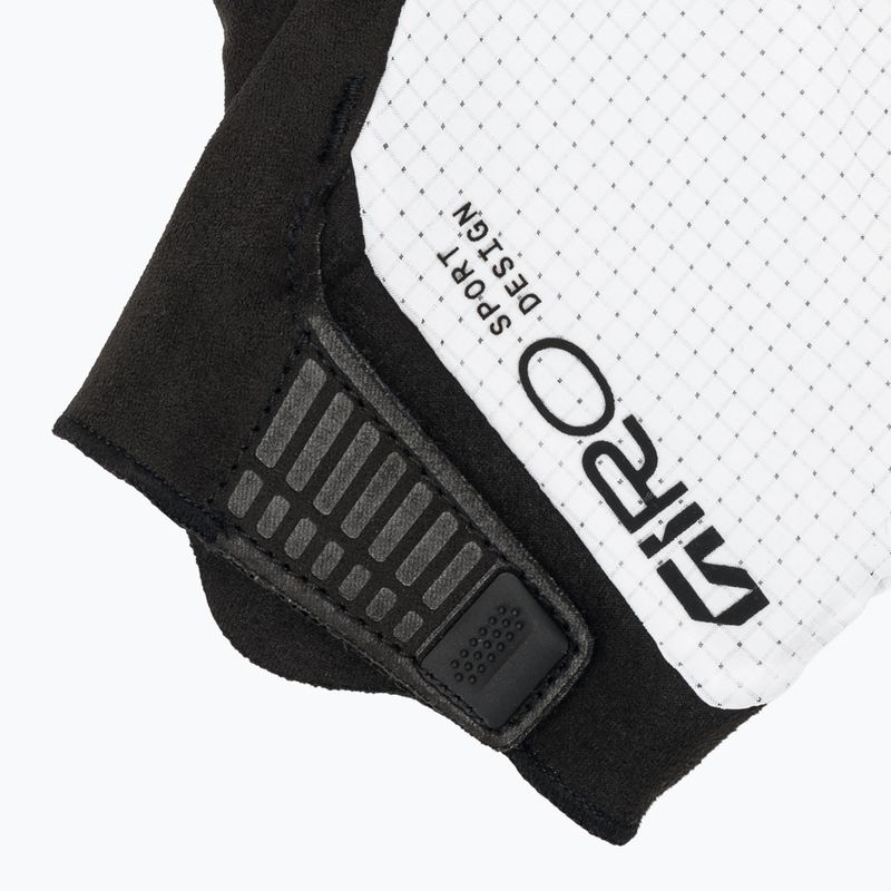 Men's cycling gloves Giro Bravo II Gel white 4
