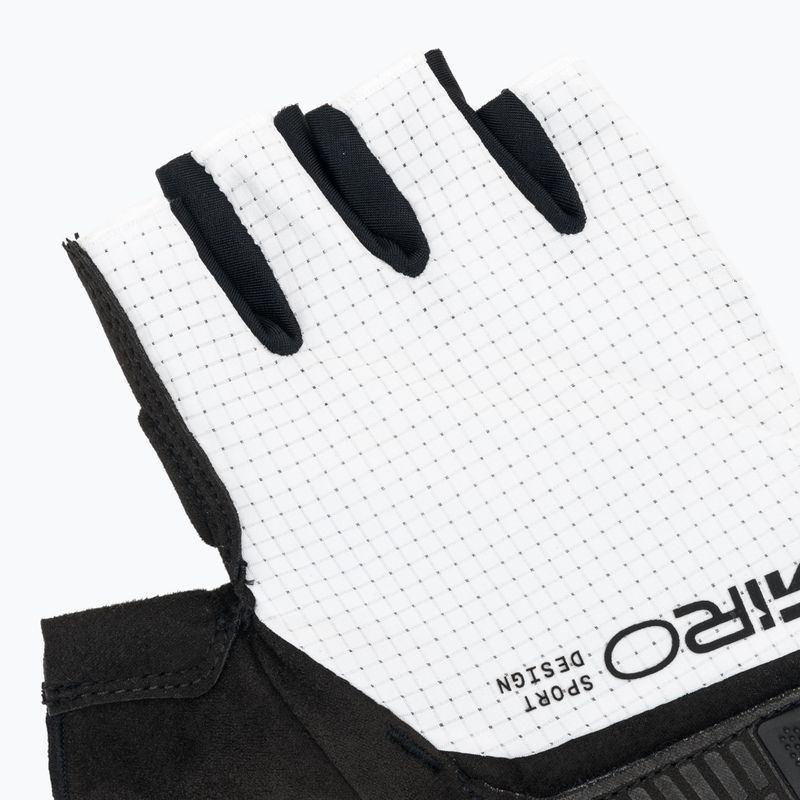 Men's cycling gloves Giro Bravo II Gel white 5