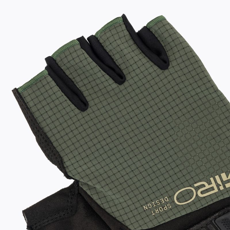 Men's cycling gloves Giro Bravo II Gel dark sage 5