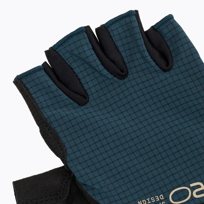 Men's cycling gloves Giro Bravo II Gel sapphire 5