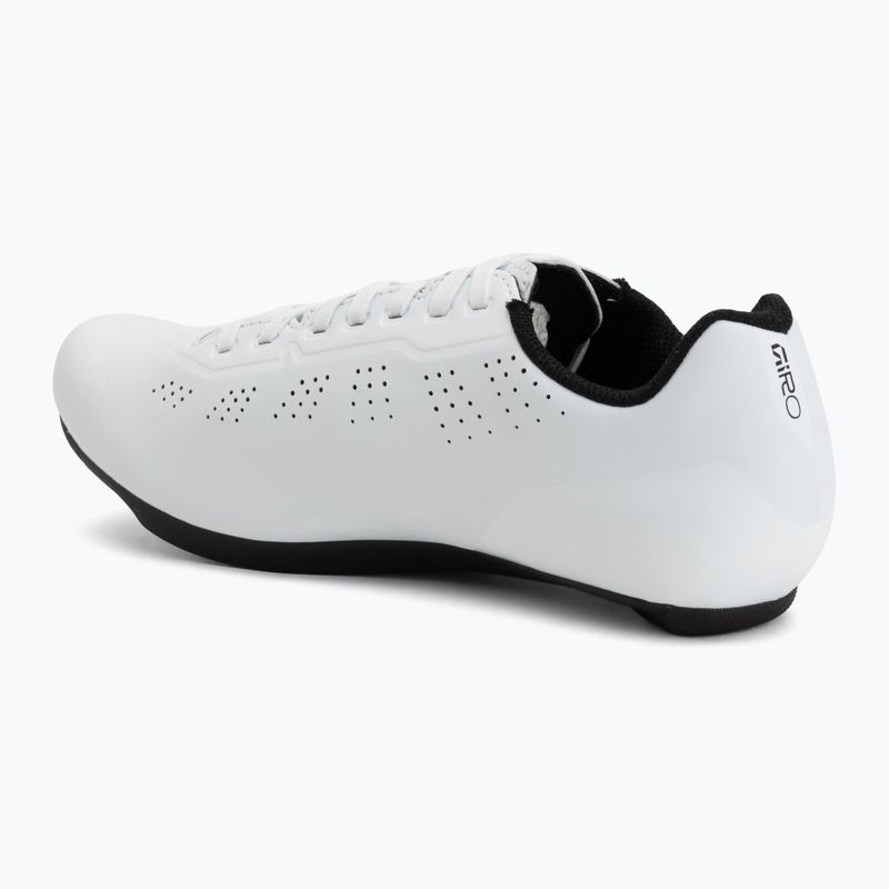 Men's road shoes Giro Stylus II white 3