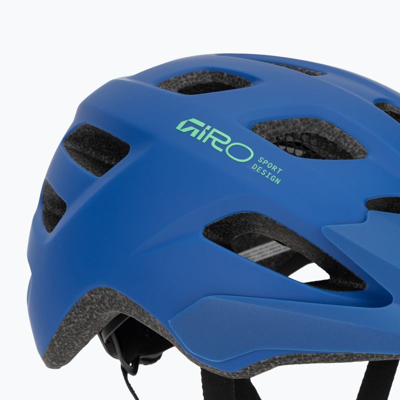 Children's bike helmet Giro Tremor Child JR matte blue jewel 8