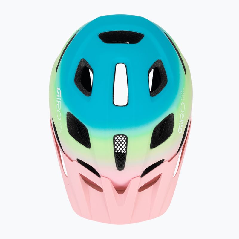 Children's bike helmet Giro Tremor Child JR matte light pink/green fade 6