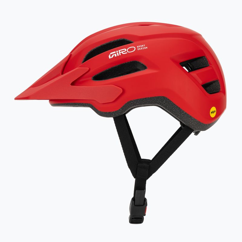 Bike helmet Giro Fixture II MIPS matte flame red 3
