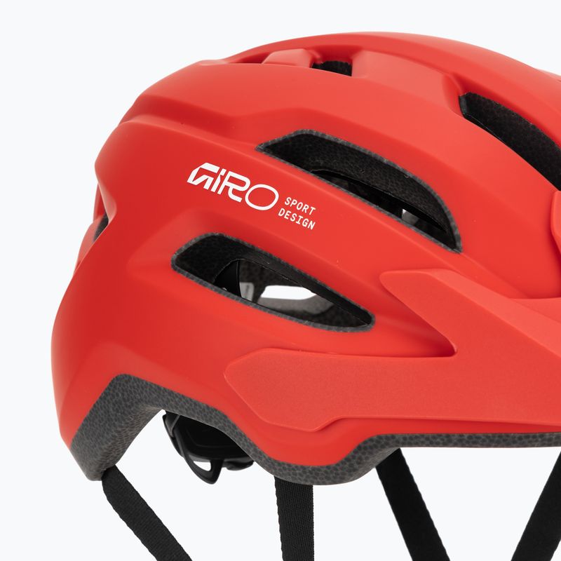 Bike helmet Giro Fixture II matte flame red 7