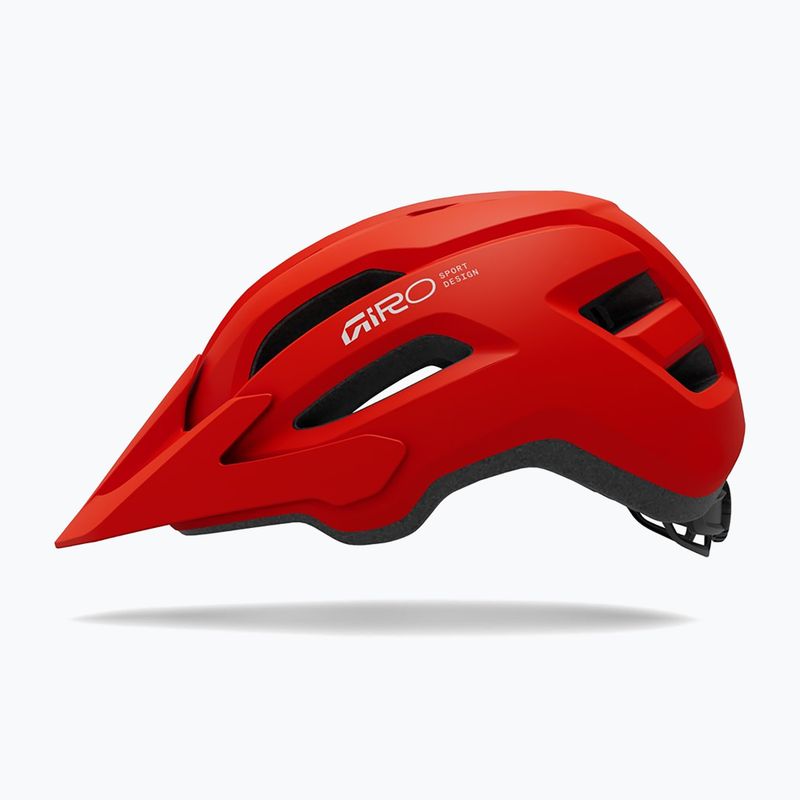 Bike helmet Giro Fixture II matte flame red 2