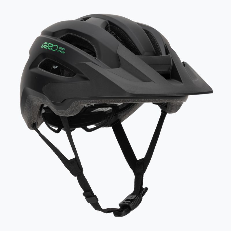 Children's bike helmet Giro Fixture II MIPS matte black/vivid green