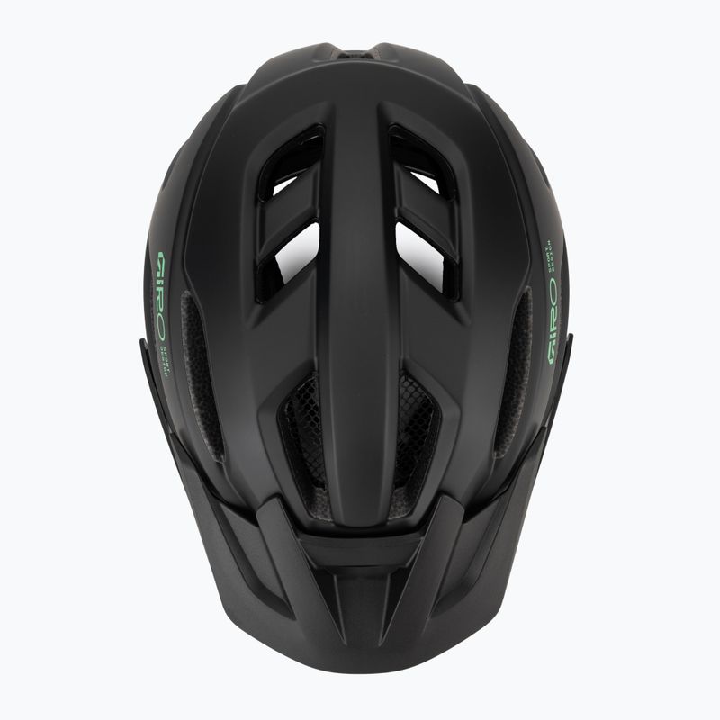 Children's bike helmet Giro Fixture II MIPS matte black/vivid green 6