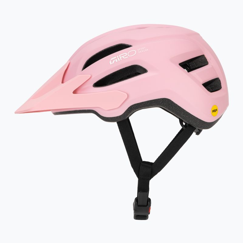Children's bike helmet Giro Fixture II MIPS matte light pink 3