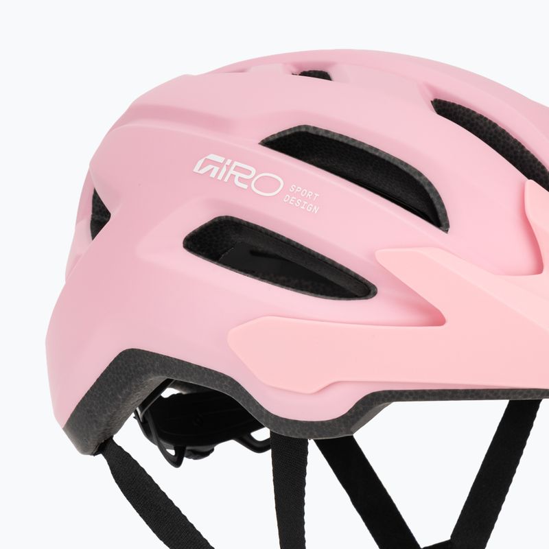 Children's bike helmet Giro Fixture II MIPS matte light pink 8