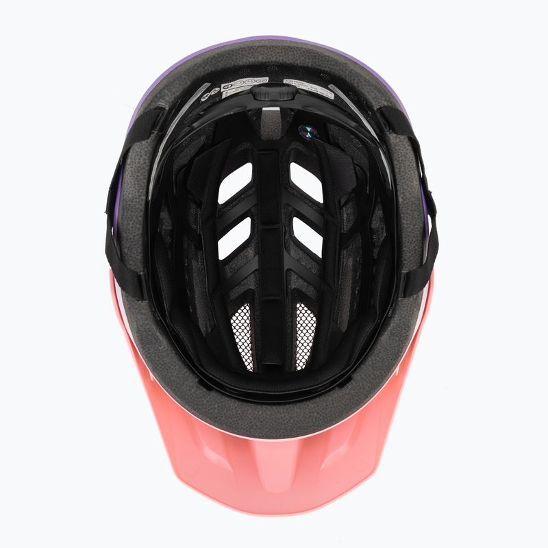 Children's bike helmet Giro Fixture II MIPS matte light pink/purple fade 5