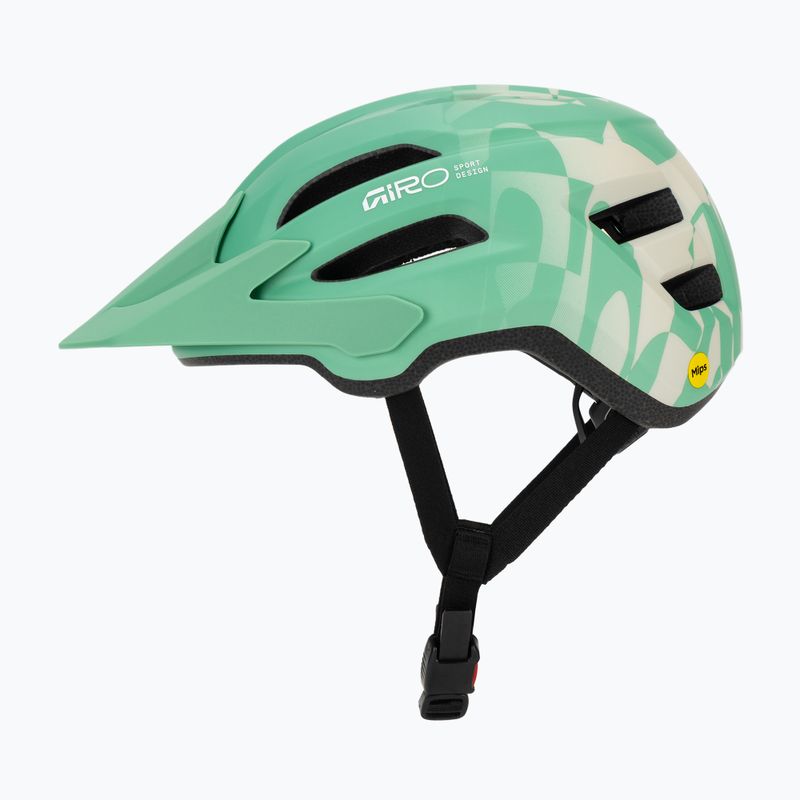 Children's bike helmet Giro Fixture II MIPS matte green rush 3