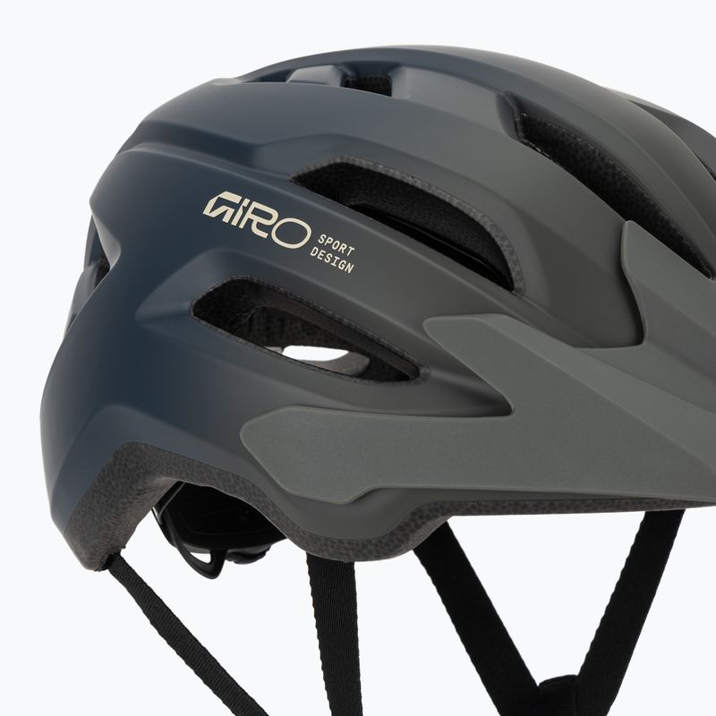 Children's bike helmet Giro Fixture II MIPS matte dark sage/sapphire fade 8