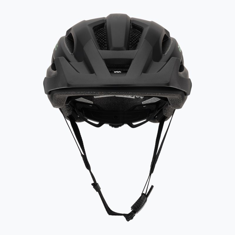 Children's bike helmet Giro Fixture II matte black/vivid green 2