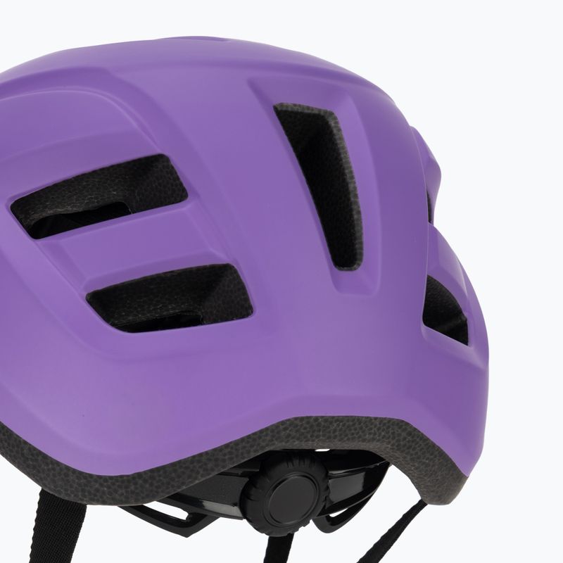Children's bike helmet Giro Fixture II matte light pink/purple fade 7