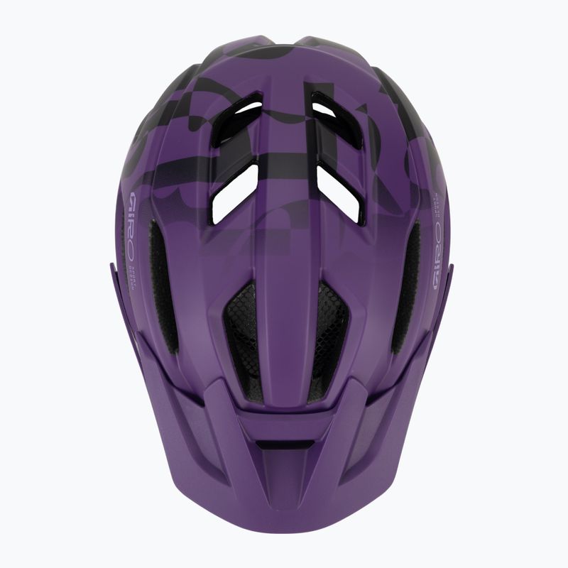 Children's bike helmet Giro Fixture II matte purple rush 6