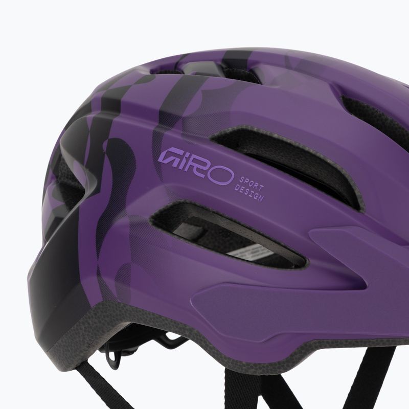 Children's bike helmet Giro Fixture II matte purple rush 7
