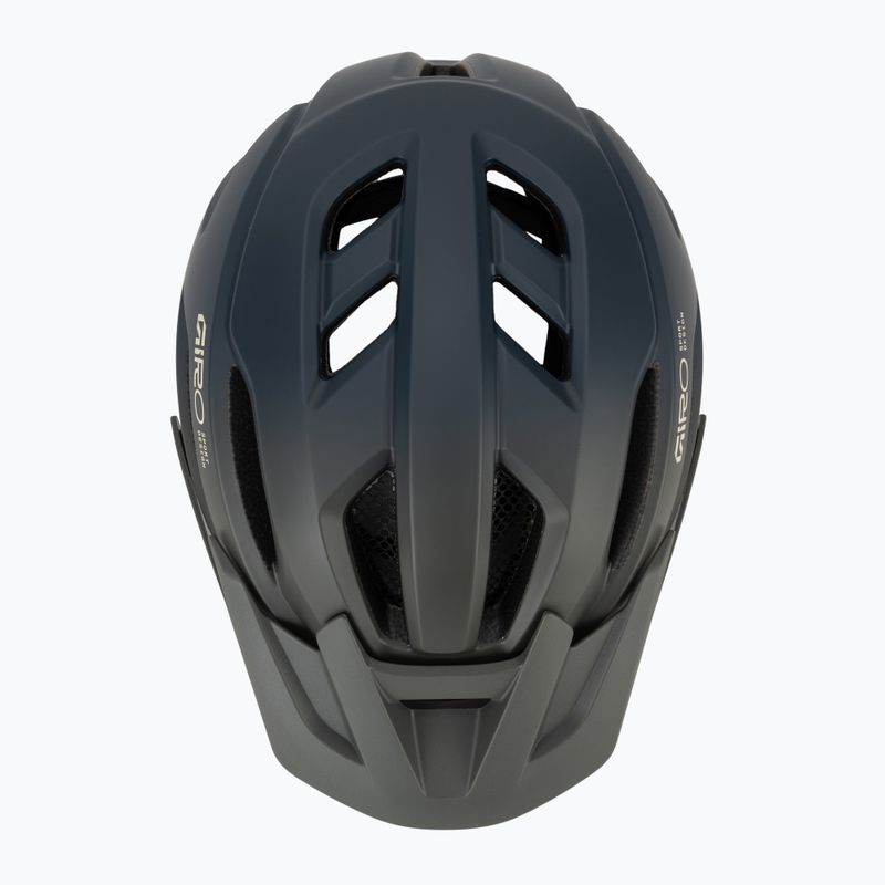 Children's bike helmet Giro Fixture II matte dark sage/sapphire fade 6