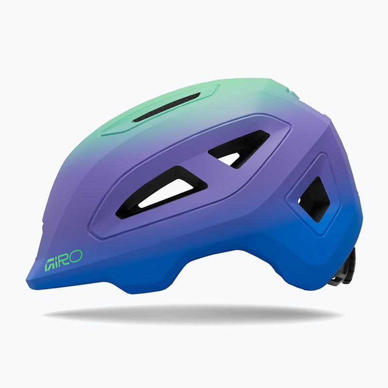 Children's bike helmet Giro Scamp II matte blue jewel/vivid green 2