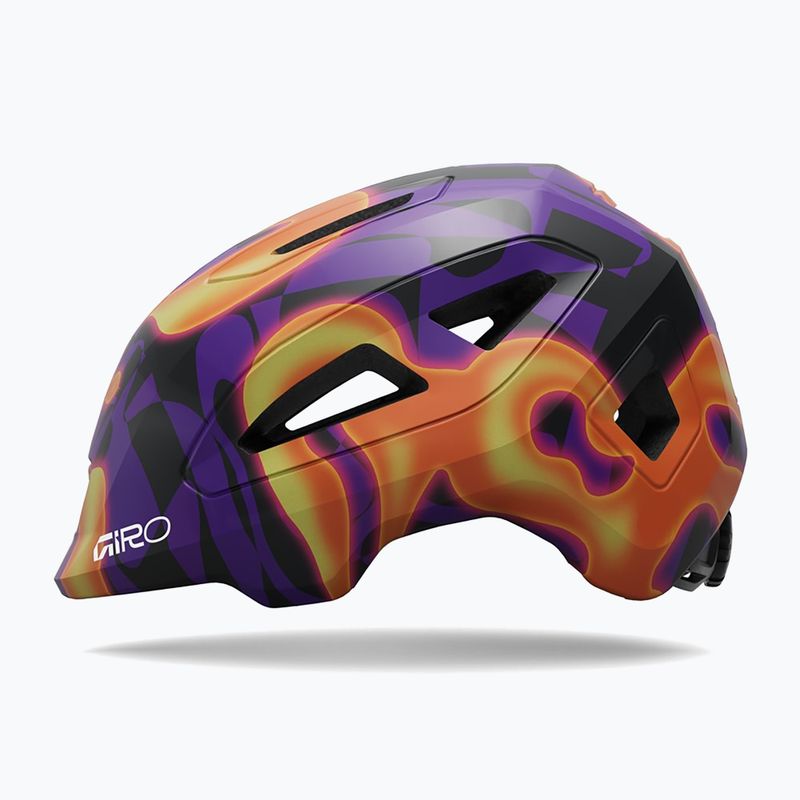 Children's bike helmet Giro Scamp II matte purple lava 2