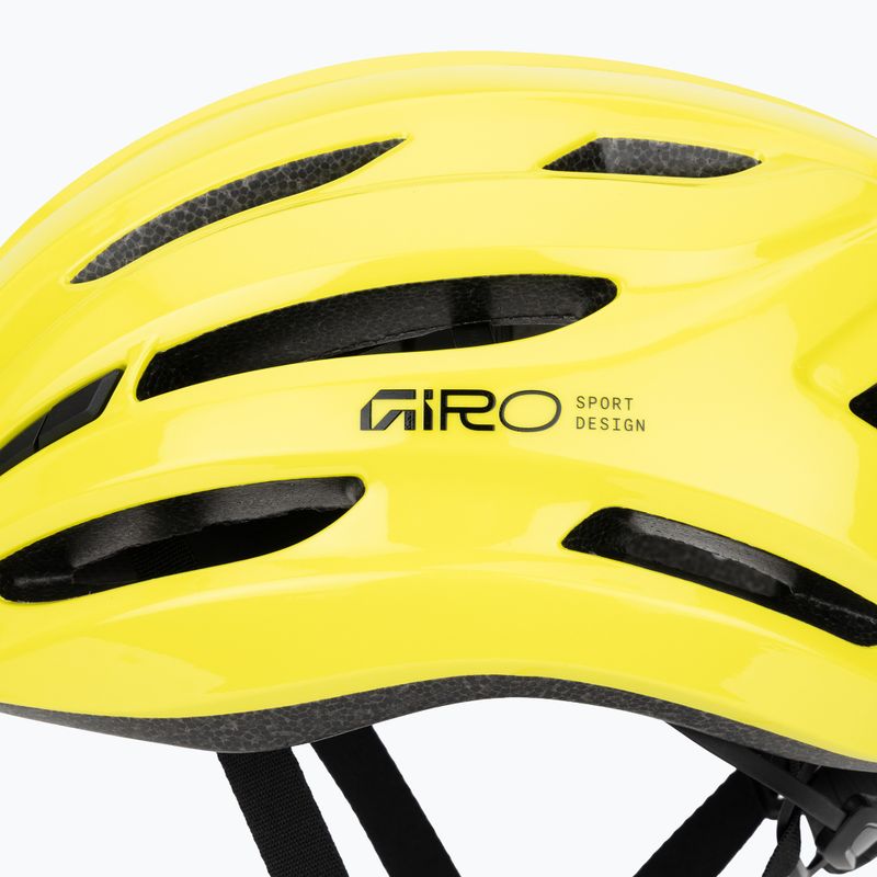Bike helmet Giro Isode II gloss hi viz yellow 7
