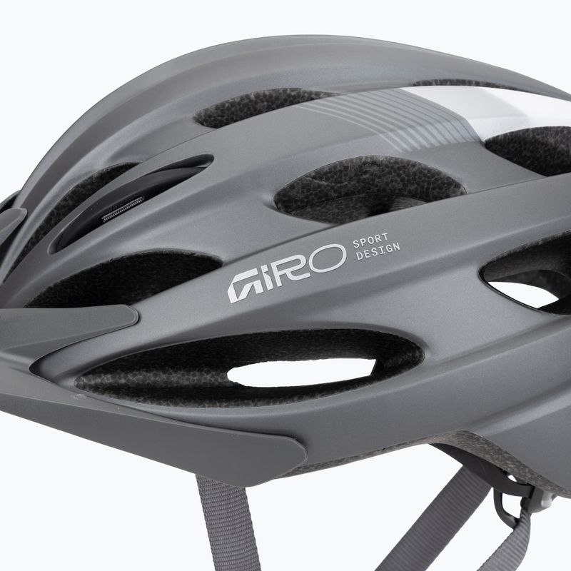 Bike helmet Giro Revel 2026 matte titanium/white 7