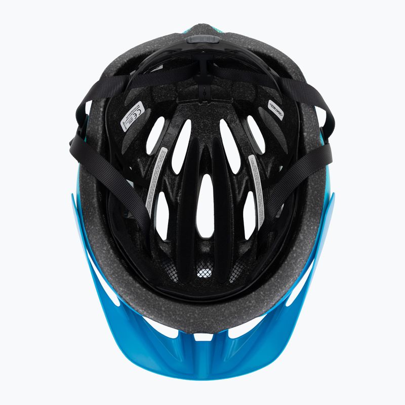 Children's bike helmet Giro Raze matte blue/green 5