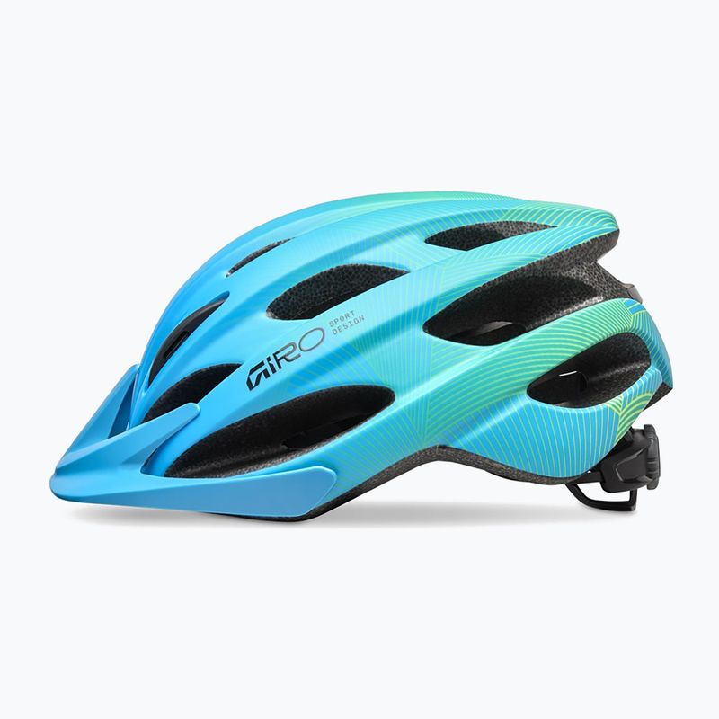 Children's bike helmet Giro Raze matte blue/green 2