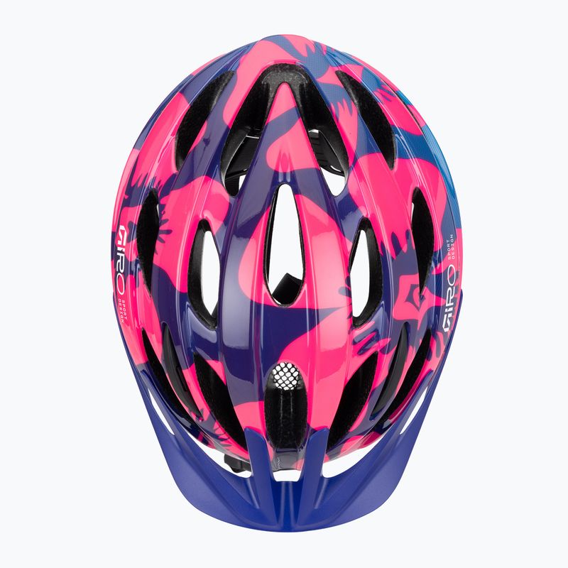 Children's bike helmet Giro Raze pink flowers 6