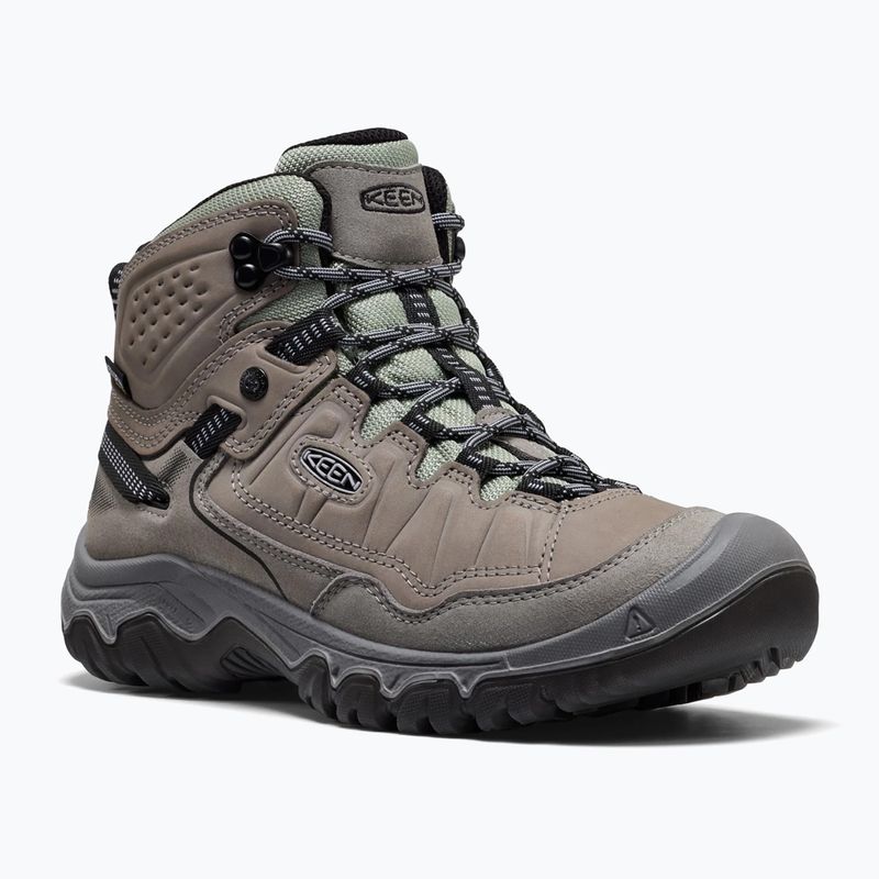 Women's trekking boots KEEN Targhee IV Mid Wp grey/lily pad