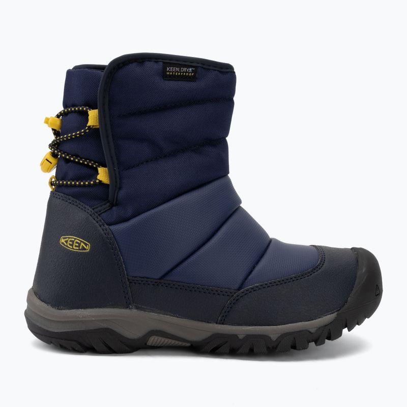 Snow boots KEEN Puffrider Wp naval academy/mango mint 2