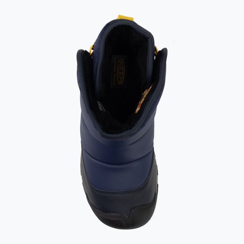 Snow boots KEEN Puffrider Wp naval academy/mango mint 5